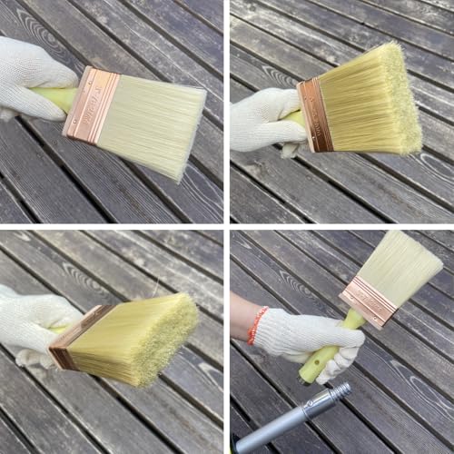 Paint Brush with Stain Brush