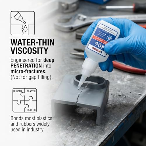 406 Super Glue Instant Adhesive Clear 20g Suitable for Plastics and Rubbers 2 Pack - size: 406, style: 2 Pack