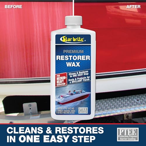 STAR BRITE Premium Restorer Wax for Medium to Heavy Oxidation - style: 16 Ounce