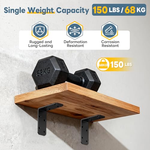3"×3"×1.2" L Bracket for Wood, 90 Degree Angle Bracket,Black-4PCS - color: Black-4PCS