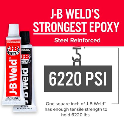 J-B Weld 8265S Original Cold-Weld Steel Reinforced Epoxy - 2 oz. - size: 2 oz