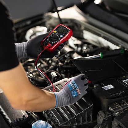 KAYGO Work Gloves, MicroFoam Nitrile Coated, Touchscreen, KG18N - color: Gray (Touch Screen), size: Small