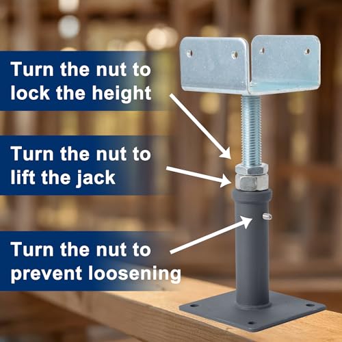U-Shaped Floor Jack, 2 Pack, 6-9 inch - size: 2Pack / 6-9"