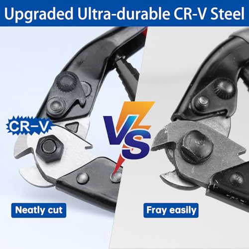 Muzata Upgraded Cable Cutter for Cable Railing and Other DIY Projects CT15