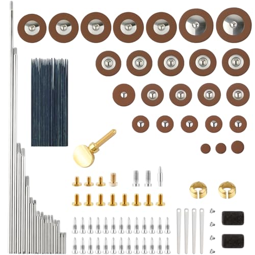 Alto Saxophone Repair Kit,118 Pcs Alto Saxophone Repair Parts Replacement Tools set,Woodwind Musical Instrument Maintenance Replacement Accessories - color: Alto Saxophone Repair Tool-2