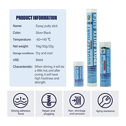 All Purpose Epoxy Putty Stick,30g Moldable Epoxy Glue for Crack Damage Fixing Filling or Sealing. Fast Permanent Repair for Metal, Ceramic,Glass, Wood, Plastic, Ceramics,etc.