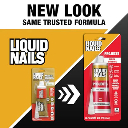 Liquid Nails LN-700 4-Ounce Small Projects and Repairs Adhesive - size: 4 Ounce