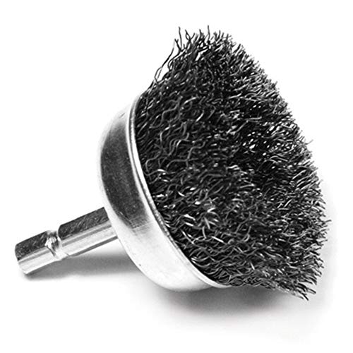 Performance Tool W1212 2 in. Fine Cup Wire Brush with 1/4 in. Shank - size: 2" - Fine, style: Wire Cup