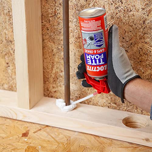 Bundle of Loctite Tite Foam Gaps & Cracks White Insulating Foam Sealant 12 fl oz, 1 Can + Loctite 2378565 Tite Foam Big Gaps Insulating Foam Sealant, 12 oz, White - size: Gaps & Cracks (1 Pack) + Big Gaps (1 Pack)
