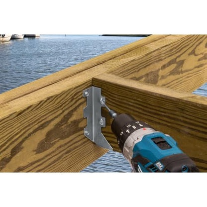 Simpson Strong-Tie LUS26SS Light Face-Mount Joist Hanger - Wood Construction Connectors, 18 Gauge Galvanized Steel Brackets, Hurricane Rafter Ties, 2x6, 25 Per Pack