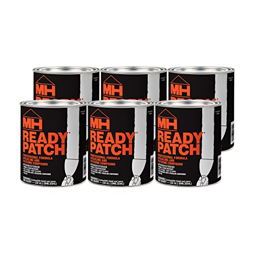 Zinsser MH Ready Patch Spackling Compound, Low VOC, Quart, 6-Pack - size: 0.25 Gallon (Pack of 6)