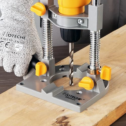 Drill Guide 90° Attachment, Adjustable Pocket Hole Jig for Hand Drill