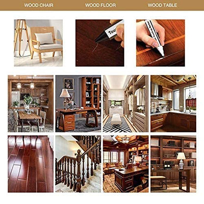 DAIXISM Furniture Repair Kit Wood Markers Wax Sticks, for Stains, Scratches, Wood Floors, Tables, Desks, Carpenters, Bedposts, Touch Ups, and Cover Ups (21)
