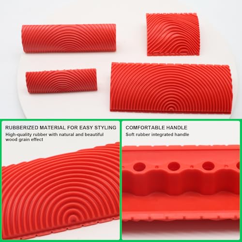 Wood Graining Tool Wood Grain Paint Tool 4 Pieces