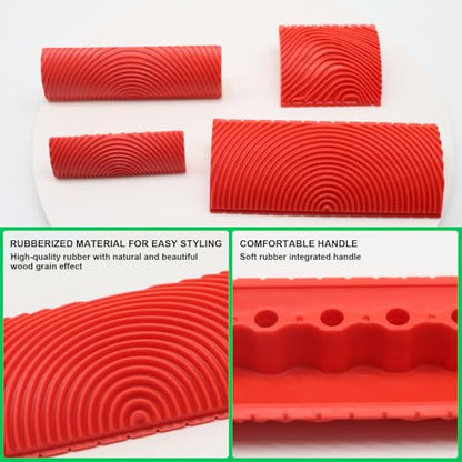 Wood Graining Tool Wood Grain Paint Tool 4 Pieces