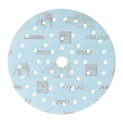 Mirka Galaxy Multifit 6 Inch Ceramic Discs, 1200 Grit, Hook & Loop, 50 Pack - size: Grit 1200