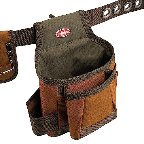 Bucket Boss 50200 Two Bag Tool Belt in Brown