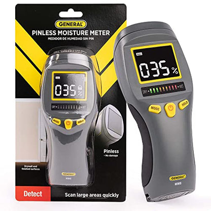 General Tools LCD Moisture Meter Bundle with Johnson Pitch & Slope Locator