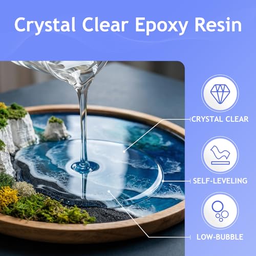 5H Fast Cure Epoxy Resin 1 Gallon - Food Safe & Crystal Clear for Pros