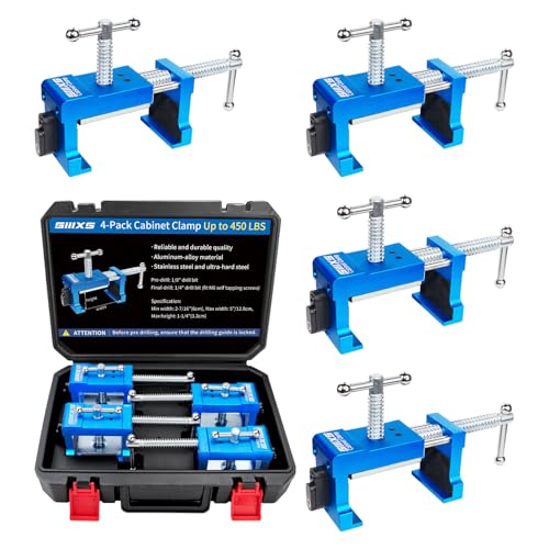 4-Pack Blue Cabinet Clamps,Face Frame Clamps for Installing Cabinets
