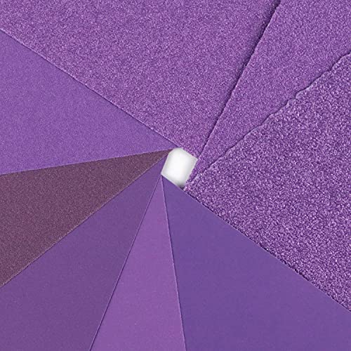POLIWELL 80 Grit Sanding Sheets 20 PCS 9 x 11 Inch Purple Alumina - style: 80Girt