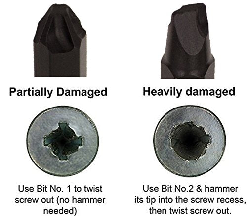 VAMPLIERS 2-PC Screw Extractor Set 8" Linemans Pliers + Recessed Extractor - style: 8" Linesman + Screw Extractor
