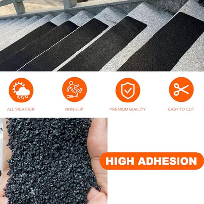 SIKEDEPRO 4" x 33Ft Heavy Duty Anti-Slip Tape,Skateboard Grip Tape, Non-Skid Safety Traction Tape for Staircases Outdoor/Indoor, Waterproof High Traction Stairs Non Skid Treads - size: 4inch
