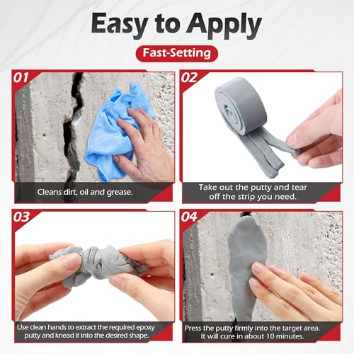 1 Pack Moldable Silicone Putty Grey Pre-Cut Strips - color: Grey, size: Pre-Cut Strips