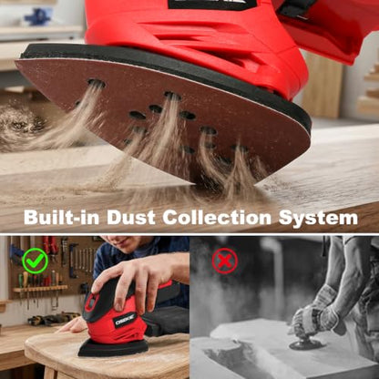 Cordless Detail Sander for Milwaukee M18 Battery (Tool Only) 12000 OPM