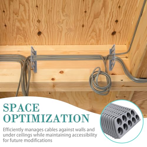 20 Pack Cable Chase-Wire Bracket, Cable Support Wire Bracket Holder