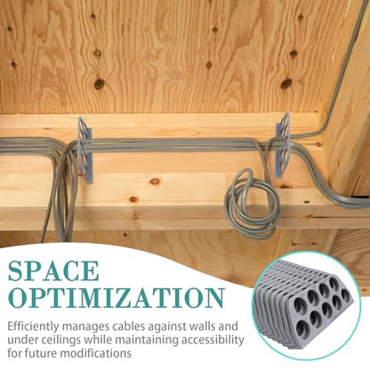 20 Pack Cable Chase-Wire Bracket, Cable Support Wire Bracket Holder
