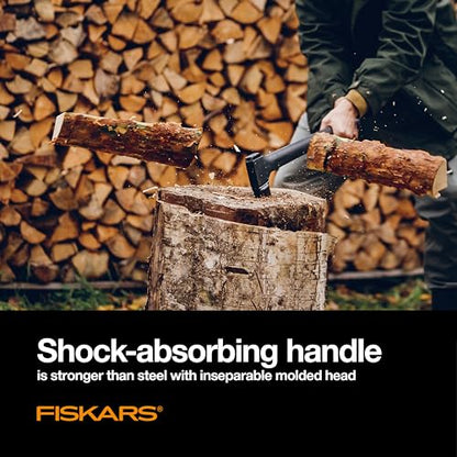Fiskars X25 Splitting Axe 28", Wood Splitting Axe for Medium to Large Logs - style: 28" Splitting Axe