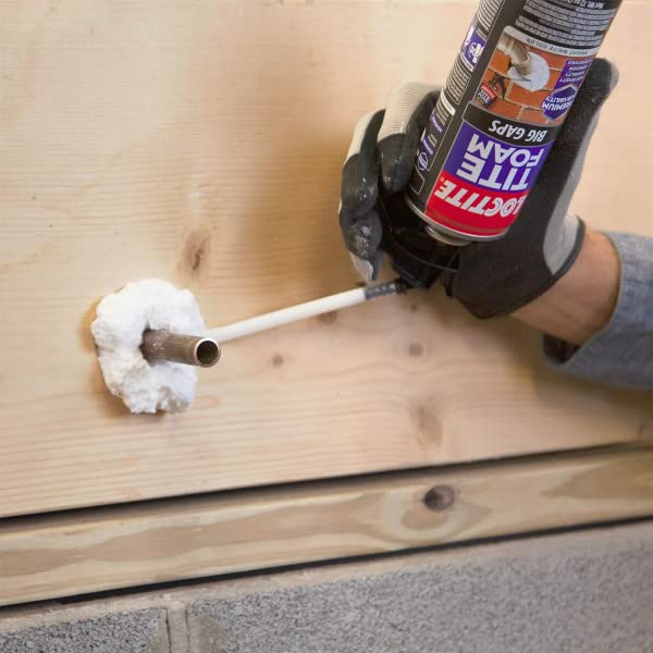 Loctite Tite Foam Big Gaps Spray Foam Sealant, 12 fl oz Can, 12 Pack - Polyurethane Expanding Insulation - size: 12 Pack