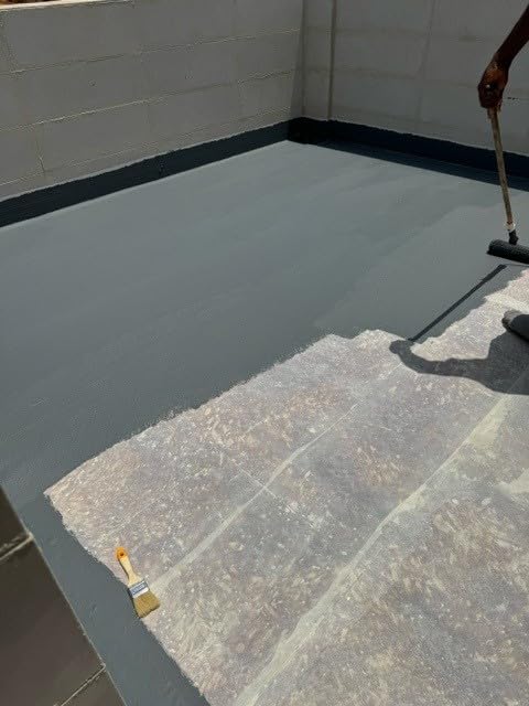 DECK GUARDIAN Elastomeric Deck Paint Coating – Battleship Gray - 1 Gallon - color: Battleship Gray, size: 128 Fl Oz (Pack of 1)