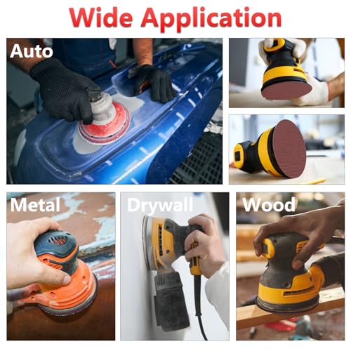 50 Pcs 6 Inch Mesh Sanding Disc Assortment for Random Orbital Sander - style: 6 Inch