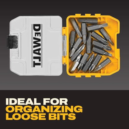 DEWALT 18 pc. Compact Magnetic Drive Guide Set, Yellow (DWAF2058CS) - size: One Size
