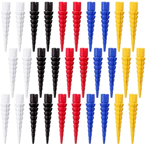 Bokon 30 Pcs Wood Anchor, Stripped Screw Hole Repair Kit,Multicolor