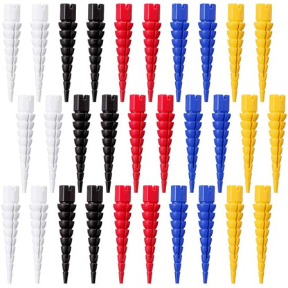 Bokon 30 Pcs Wood Anchor, Stripped Screw Hole Repair Kit,Multicolor