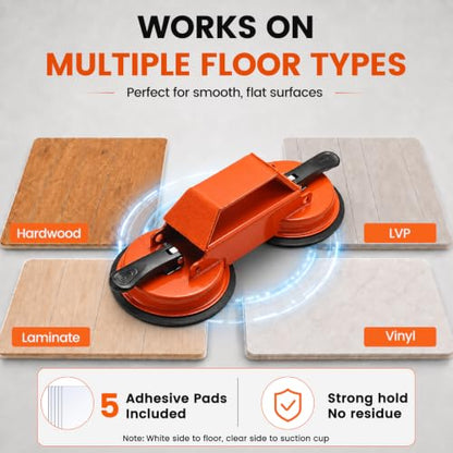 Floor Gap Fixer Tool Double Suction Cup Floor Repair Markers Kit 12PCS