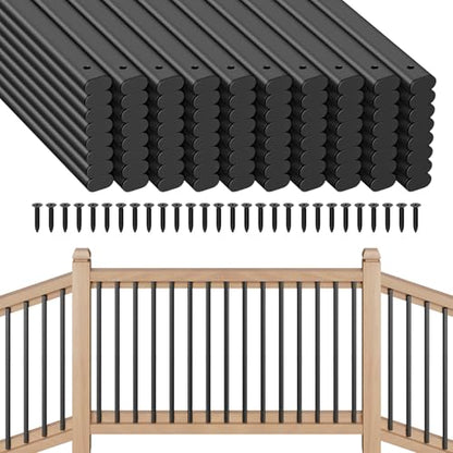 80 Pack Deck Balusters 32" Staircase Baluster for Deck Systems - size: 32 Inch