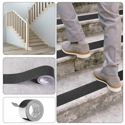 Mr. Pen Anti Slip Tape, 1 Inch x 20 Feet, Black, Non Skid Tape for Stairs - size: 1 Inch, 20 Feet