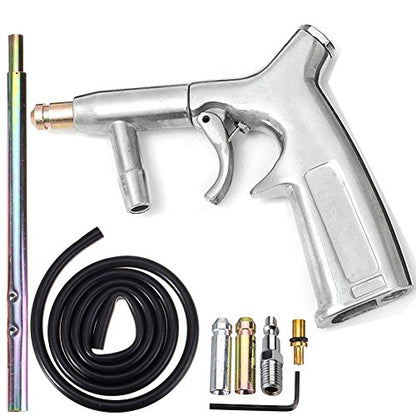 Sand Blaster Gun Kit,Sandblaster Gun for Sandblasting Cabinet Machine Abrasive Blaster with Ceramic Nozzle,Siphon Feed