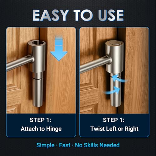 Hinges Gap Adjusting Wrench, Door Hinge Repair Tool, Upgraded Steel Double-ended Door Hinge Repair Wrench, Heavy-duty Door Hinge Adjustment Tool for Standard Round Bolts (0.315-0.75in) - size: 0.315-0.75in (1-pack)