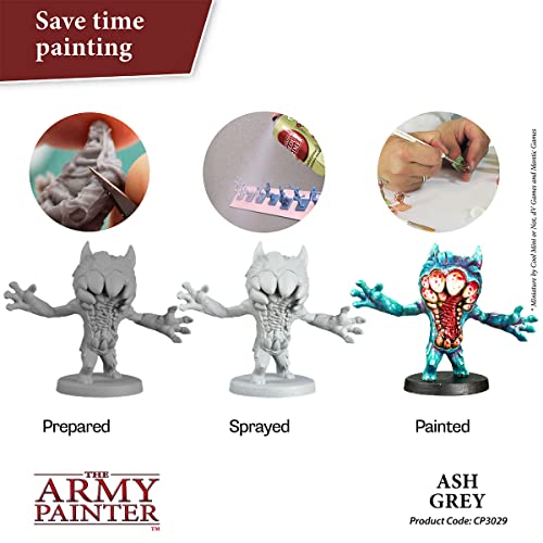 The Army Painter, Colour Primer Ash Grey, 400 ml acrylic spray - color: Ash Grey