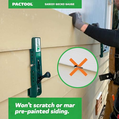 PacTool Gecko Gauge Kit w/Pouch - Fiber Cement Siding & Hardie HZ6 - size: "5/16” Thickness for Hardie Siding with Pouch, style: STANDARD