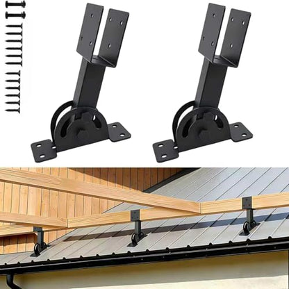 2x4 Heavy Duty Roof Riser Brackets Kit 2 Pcs - size: 2x4-2