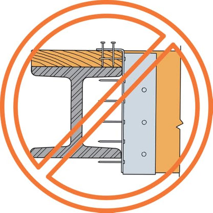 Simpson Strong-Tie HU412 HU Heavy Face-Mount Joist Hanger - for 4x12 Base, 14-Gauge Zinc Galvanized Steel, Versatile Joist Fit, Designed for Demanding Loads