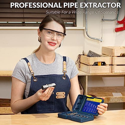6-Piece Pipe Extractor Set - color: 6-piece Pipe Extractor Set