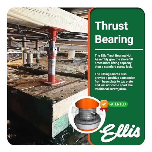 Ellis Light-Duty Lifting Shores, Adjustable Screw Jack Post, 14" to 22" - size: 14" - 22"