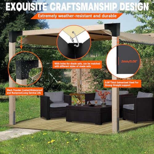 Pergola DIY Bracket Kits,2-Way L Shaped Corner Brackets for 4" x 4"(Actual:3.5" x 3.5") Lumber for Outdoor Pergola,Proch,Log Cabin W/Hardware - 2Pack… - size: 4"x4" 2pcs, style: 2-way Conrner Bracets